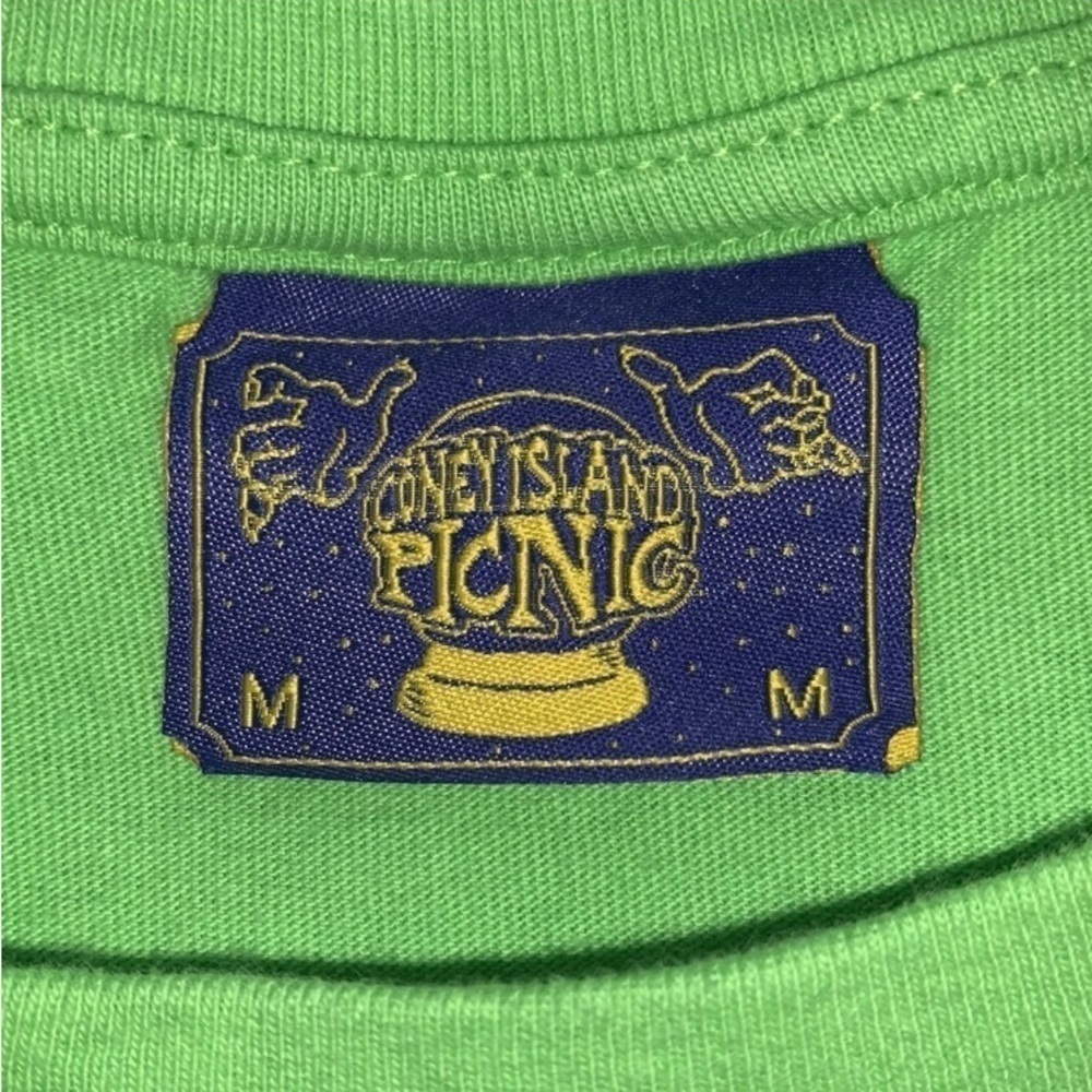 New Coney Island Picnic Doodle Oversized Tee L - Picture 9 of 9